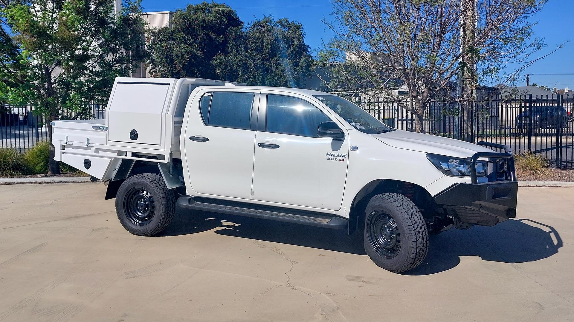 canopy steel tray toyota hilux dual cab